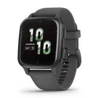 Venu Sq2 - Slate Aluminium Bezel - with Shadow Grey Case and Silicone Band - 010-02701-10 - Garmin